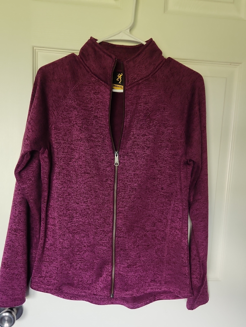 Purple Browning Zip Up